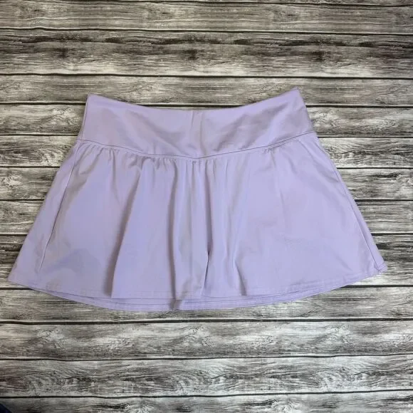 all in motion Women's Mini Athletic Skirt XL Extra Large Lavender Lilac Purple - Picture 11 of 11